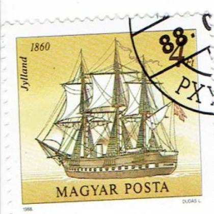 JYLLAND SHIP  COMMEMORATIVE STAMP WS 5