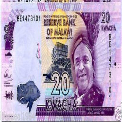 MALAWI 20 KWACHA 2016 UNC BANKNOTE   L30