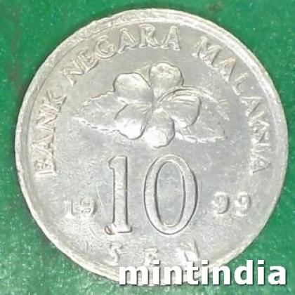 MALAYESIA 10 SEN AGONG COIN JK156
