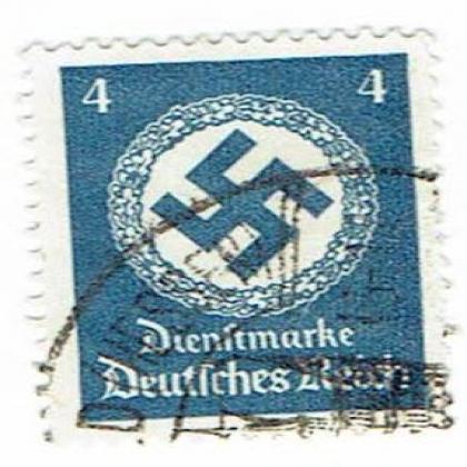 NAZI SWASTIKA WW 2 HITLERs ERA 4 RP  STAMP  no 401