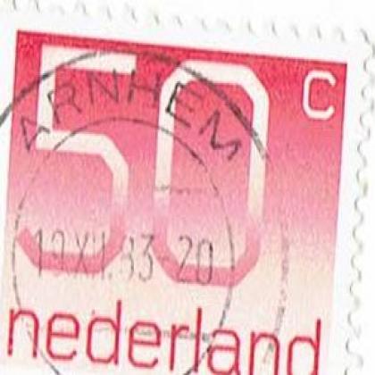 NEDERLAND 50CENT COMMEMORATIVE STAMP WS 6