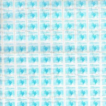 NICARAGUA 1983 CORREOS 1 CENT FULL SHEET OF 100 STAMPS RARE