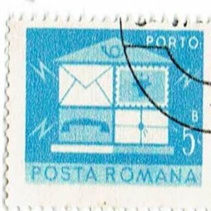 POST ROMANIA PORTO COMMEMORATIVE STAMP WS 5