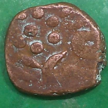 RARE 1 PAISA PRINCELY STATE GWALIOR COPPER COIN NO 141