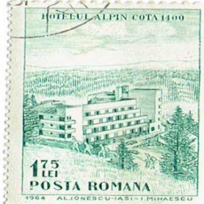 ROMANIA 175 lei HOTEL ULAPIN  COMMEMORATIVE STAMP WS 7