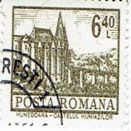 ROMANIA 640L HUNEDOARA CASTELUL COMMEMORATIVE STAMP WS06