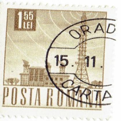 ROMANIA RADIO STATION COMMEMORATIVE STAMP WS 7
