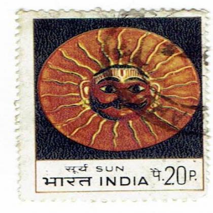 SUN INDIA COMMEMORATIVE STAMP CSB 3