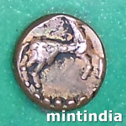 TIPU SULTAN HORSE  FACING  RIGHT Ancient Mysore NATIVE PRINCELY State Small COIN JK79