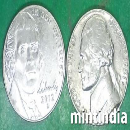 USA 5 CENT Jefferson Nickel 1st portrait 2 different type COIN JK 430
