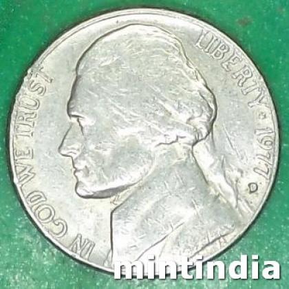 USA 5 CENT Jefferson Nickel 1st portrait COIN JK227