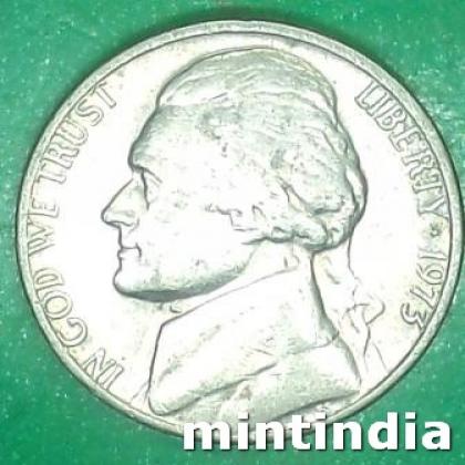 USA 5 CENT Jefferson Nickel 1st portrait COIN JK 339