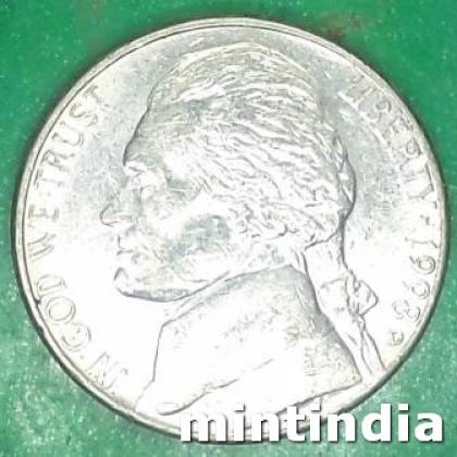 USA 5 CENT Jefferson Nickel 1st portrait COIN JK 409
