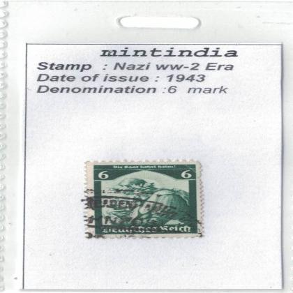 VINTAGE NAZI WW 2 ERA STAMP no 431