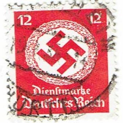 VINTAGE NAZI WW 2 ERA STAMP WITH SWASTIKA MARKED no 403